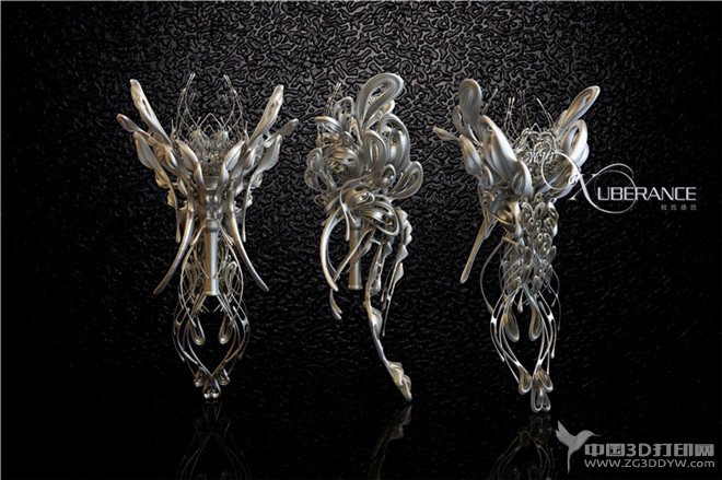 3D打印的婚礼手捧花