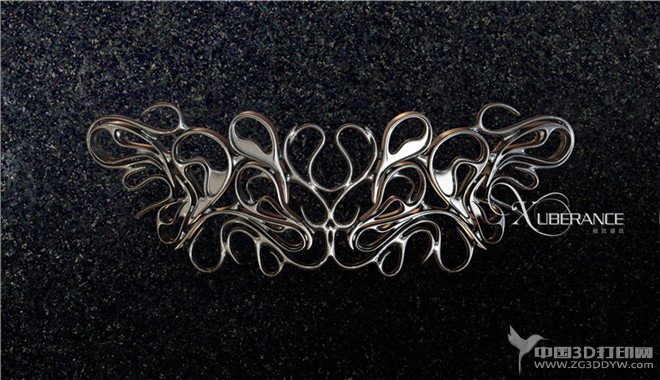 每位伴郎都佩戴3D打印的领结