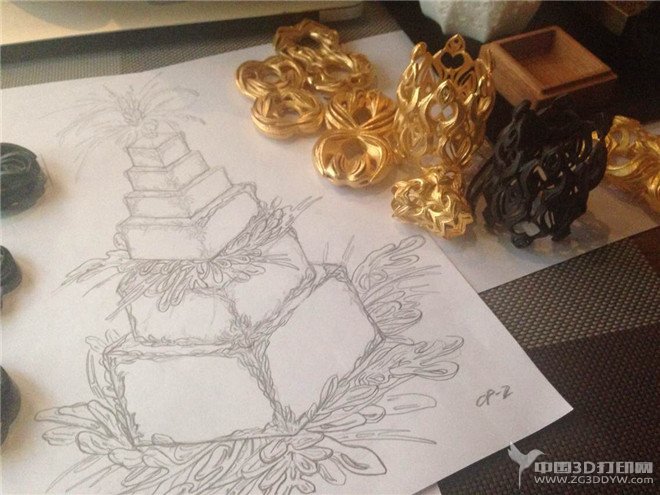 3D打印蛋糕设计图