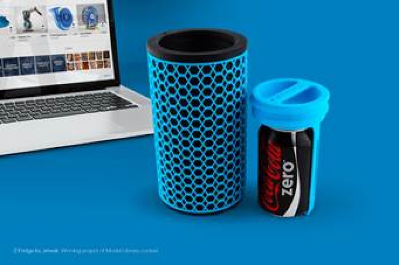 3D打印饮料变温器 冷热随心开心畅饮