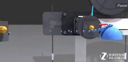 3D打印材料是可以旋转的，3D打印机甚至可以将材料添加到对象表面的底部