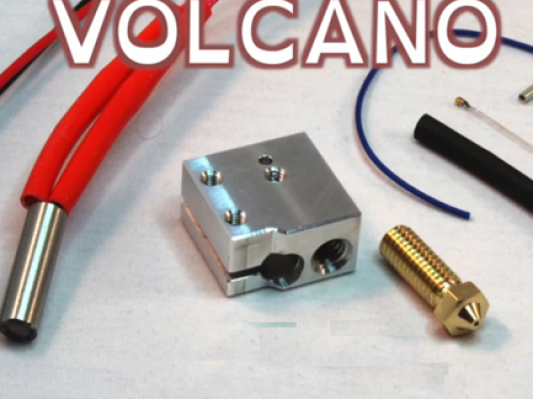Volcano热端可将3D打印速度提升250%
