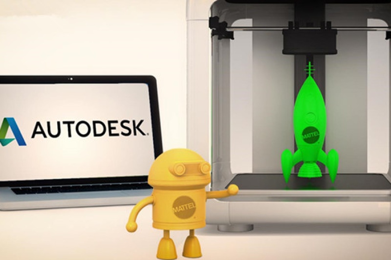 欧特克牵手Mattel 提升3D打印玩具定制体验