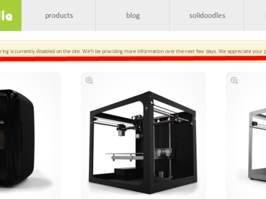 老牌3D打印机厂商Solidoodle陷入破产疑云