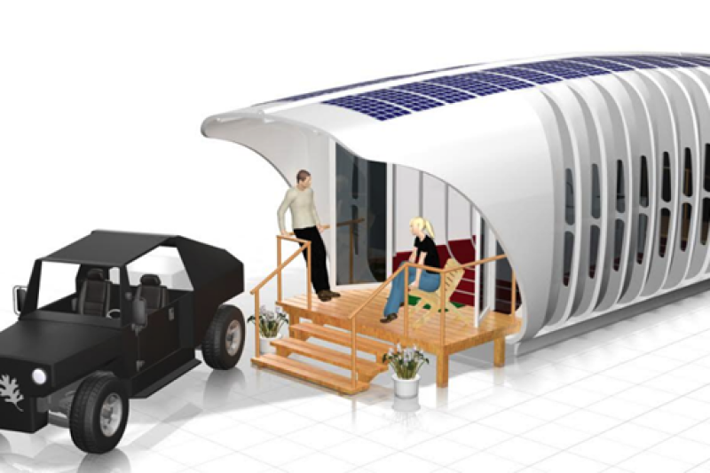 21世纪生活新方式 3D打印房屋与汽车有效共享能源