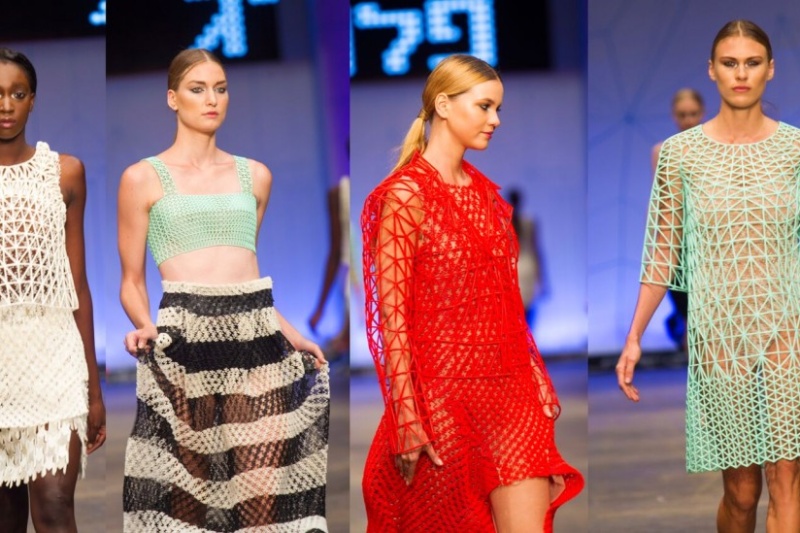 以色列学生在家打印出全套3D打印时装作品