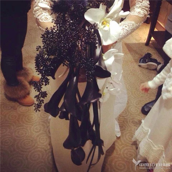 3D打印的婚礼手捧花