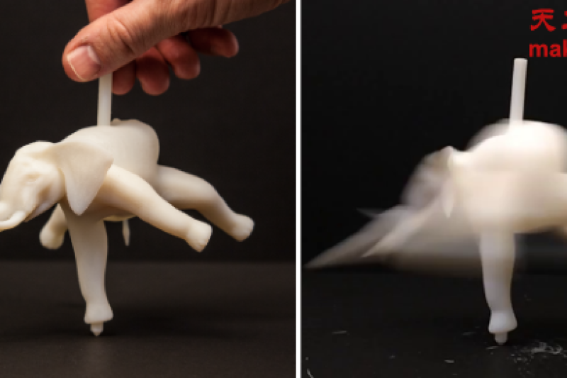 迪斯尼新算法：任何3D打印物体都能变陀螺
