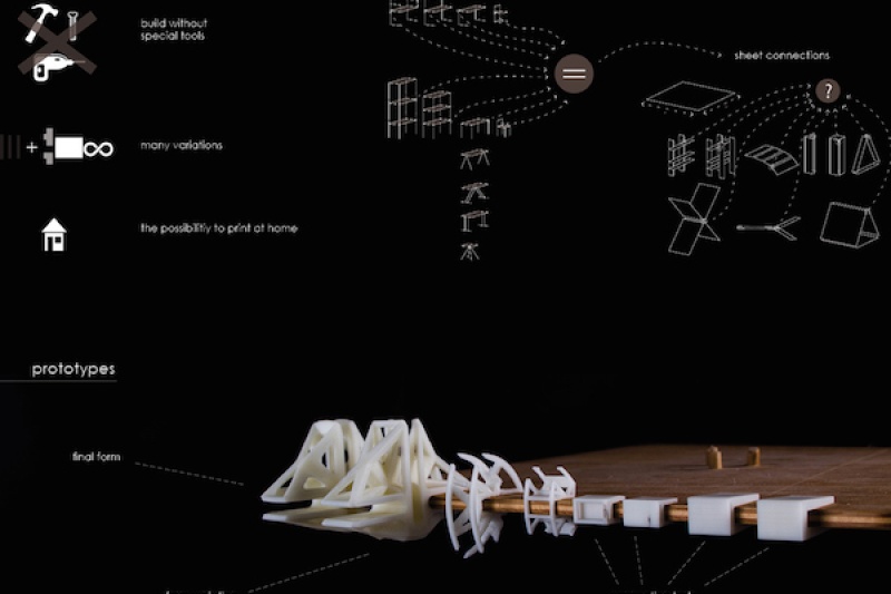 3D打印开启模块化家具新思路