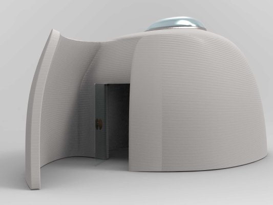 上海首个混凝土3D打印图书屋1月中下旬开放