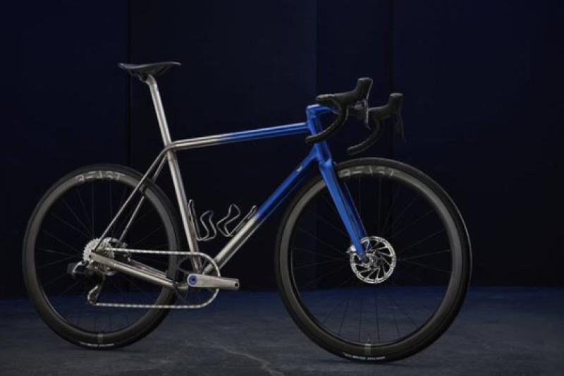 无焊缝 钛合金3D打印的公路车架及把组套件